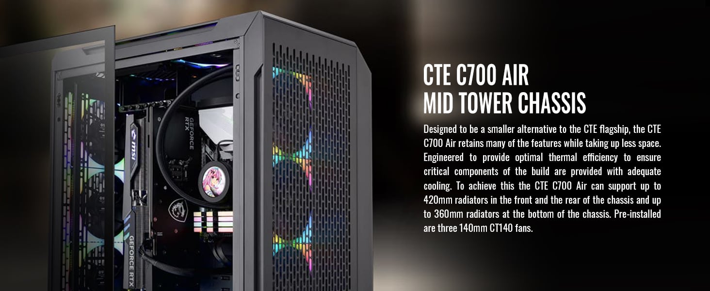 Thermaltake CTE C700 Air Mid Tower Case